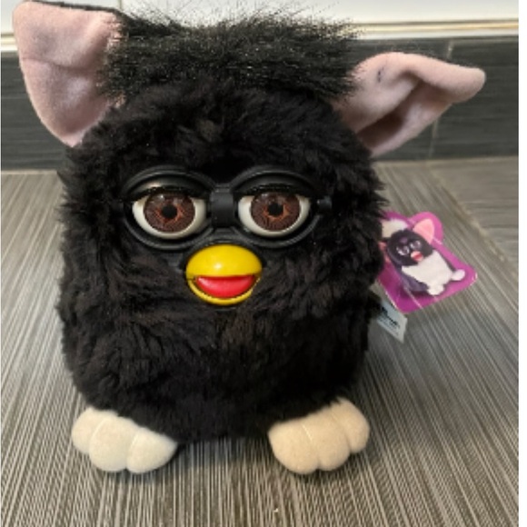 Rare! Hazel Eyes Vintage 1998 witches cat Black with tag working tiger